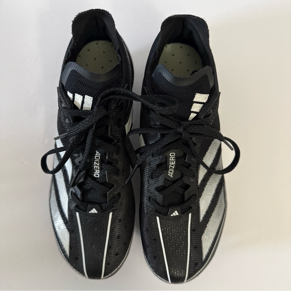 Adidas Adizero Black and White Men's Shoes 6.5 - Picture 5 of 12